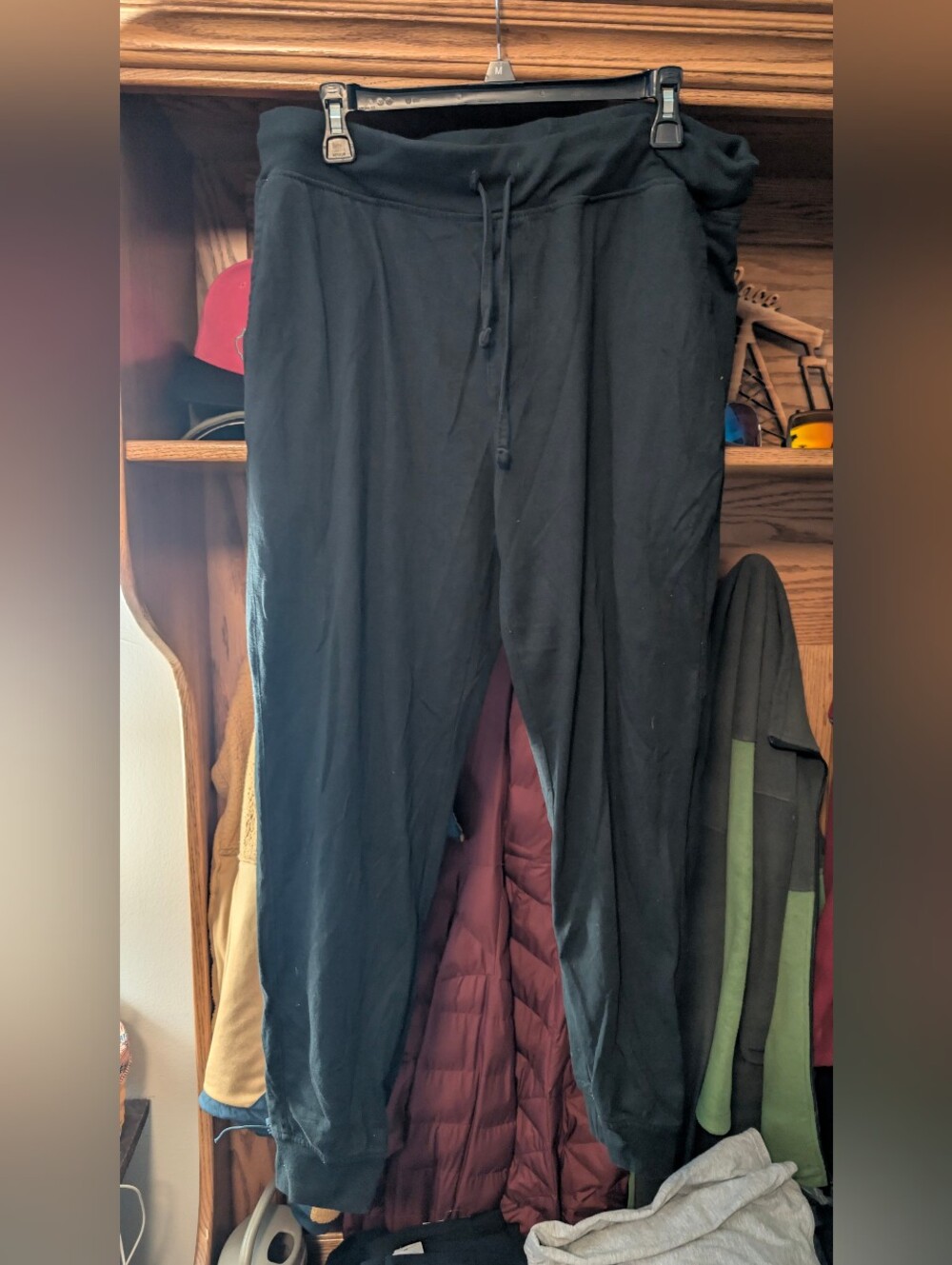 Men's Black Drawstring Sweatpants